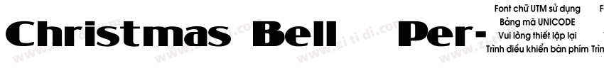 Christmas Bell   Per字体转换
